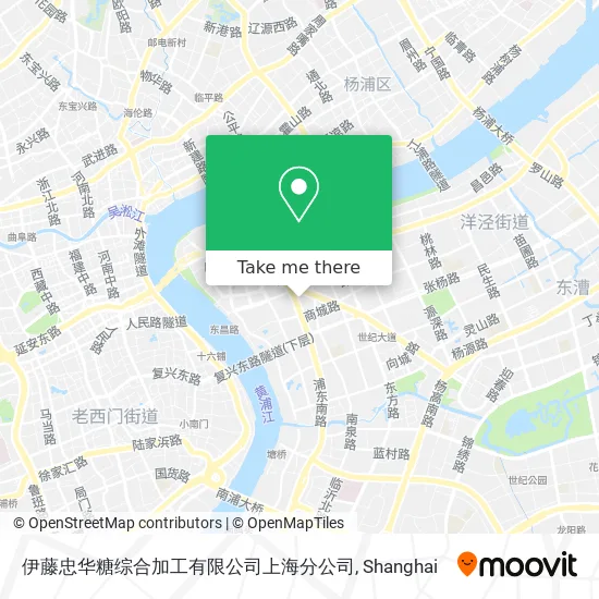 伊藤忠华糖综合加工有限公司上海分公司 map