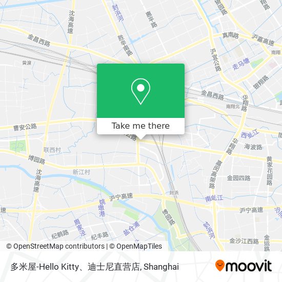 多米屋-Hello Kitty、迪士尼直营店 map