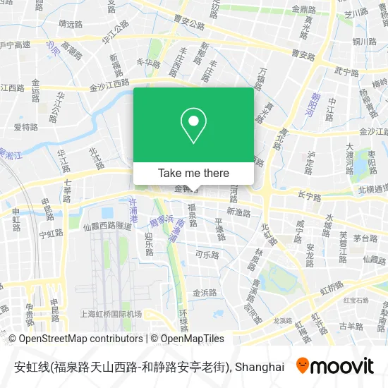 安虹线(福泉路天山西路-和静路安亭老街) map