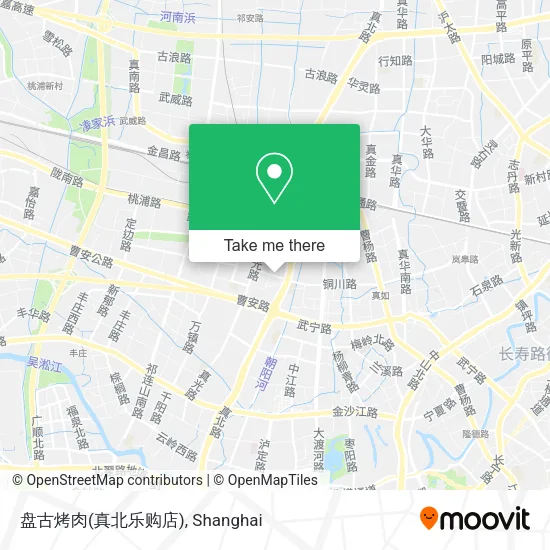 盘古烤肉(真北乐购店) map
