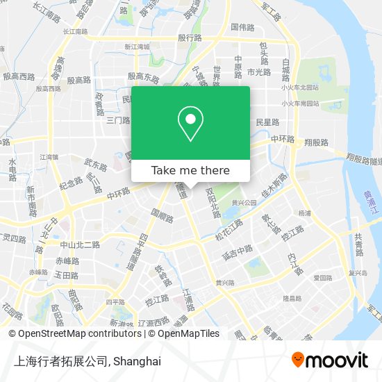 上海行者拓展公司 map