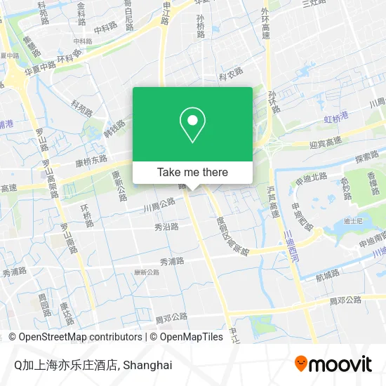 Q加上海亦乐庄酒店 map