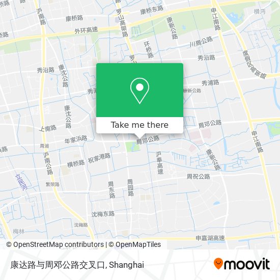康达路与周邓公路交叉口 map