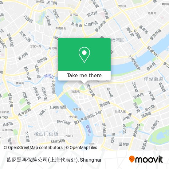 慕尼黑再保险公司(上海代表处) map