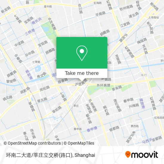 环南二大道/莘庄立交桥(路口) map