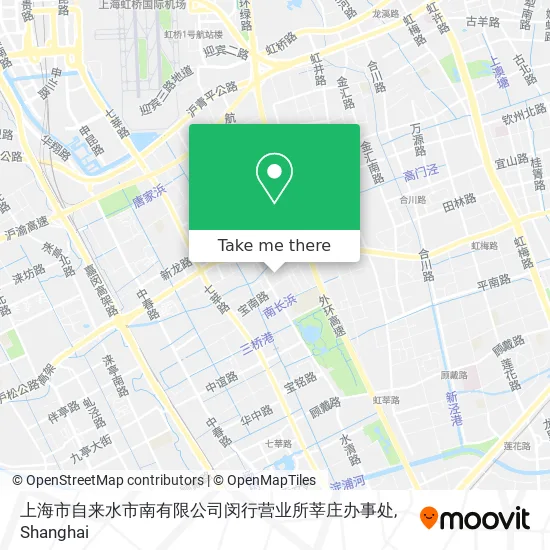 上海市自来水市南有限公司闵行营业所莘庄办事处 map