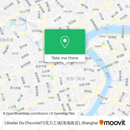 L'Atelier Du Chocolat巧克力工场(淮海路店) map
