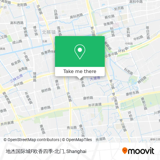 地杰国际城F欧香四季-北门 map