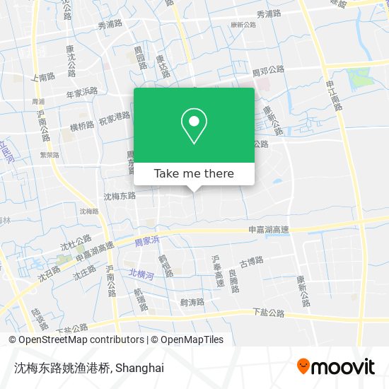 沈梅东路姚渔港桥 map