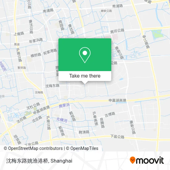 沈梅东路姚渔港桥 map