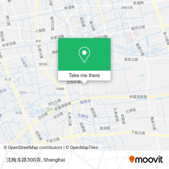 沈梅东路300弄 map