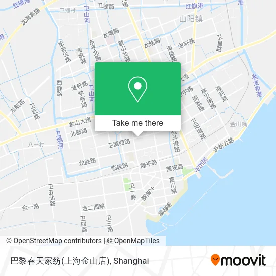 巴黎春天家纺(上海金山店) map