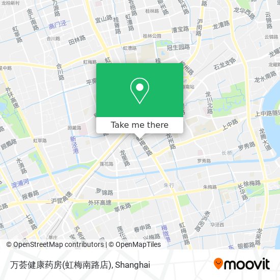 万荟健康药房(虹梅南路店) map