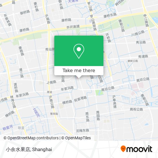 小余水果店 map