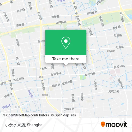 小余水果店 map