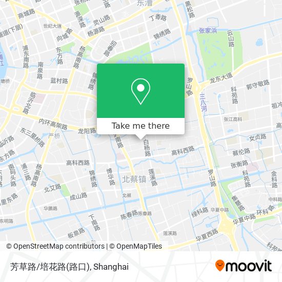 芳草路/培花路(路口) map
