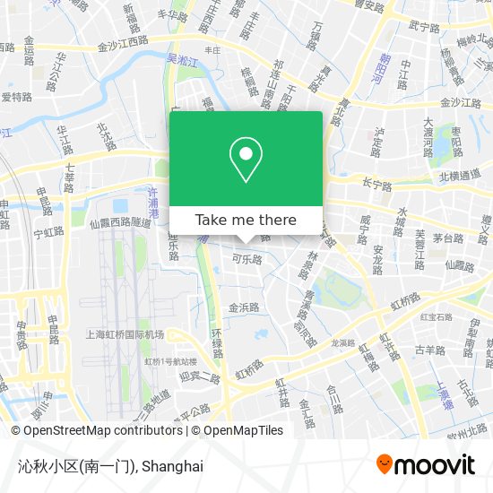 沁秋小区(南一门) map