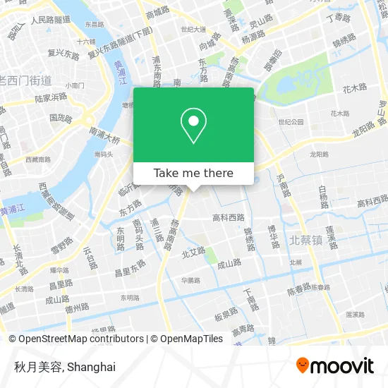 秋月美容 map