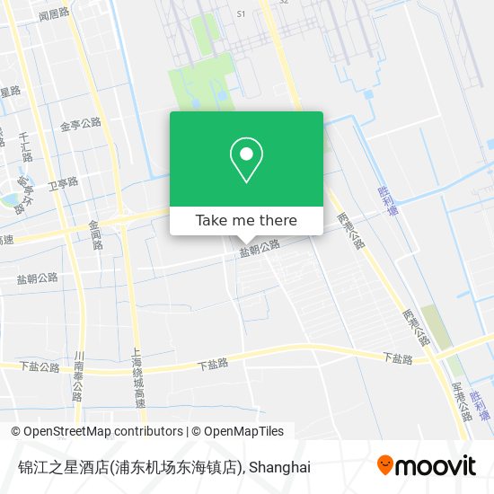 锦江之星酒店(浦东机场东海镇店) map