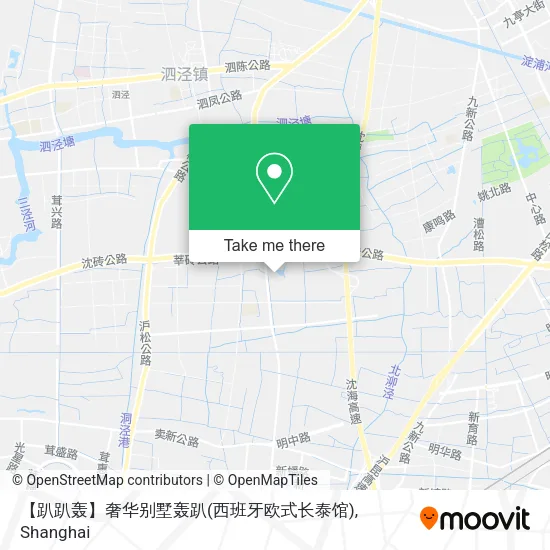 【趴趴轰】奢华别墅轰趴(西班牙欧式长泰馆) map
