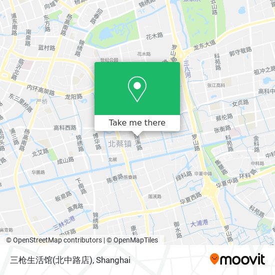 三枪生活馆(北中路店) map
