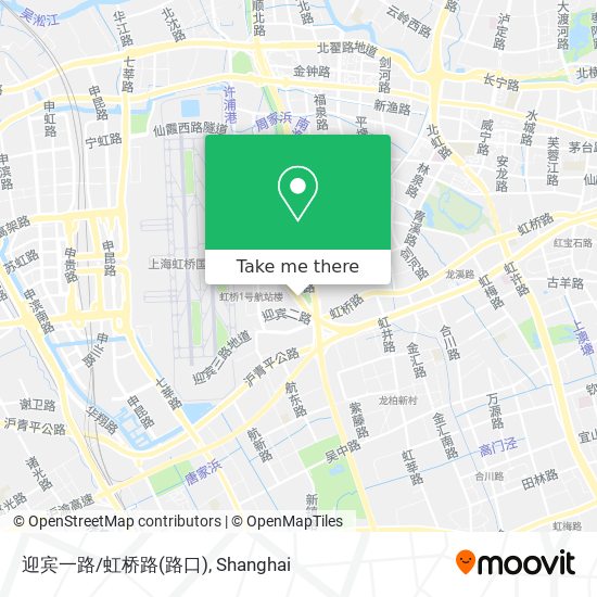 迎宾一路/虹桥路(路口) map