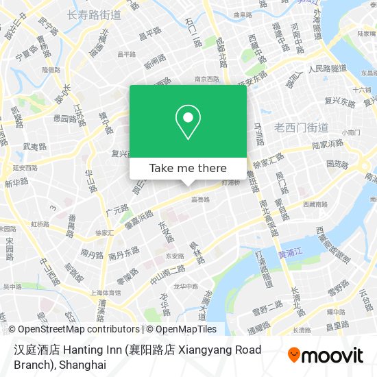 汉庭酒店 Hanting Inn (襄阳路店 Xiangyang Road Branch) map