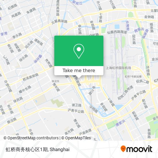 虹桥商务核心区1期 map