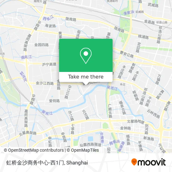 虹桥金沙商务中心-西1门 map