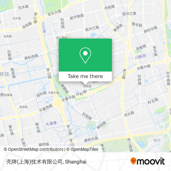 壳牌(上海)技术有限公司 map