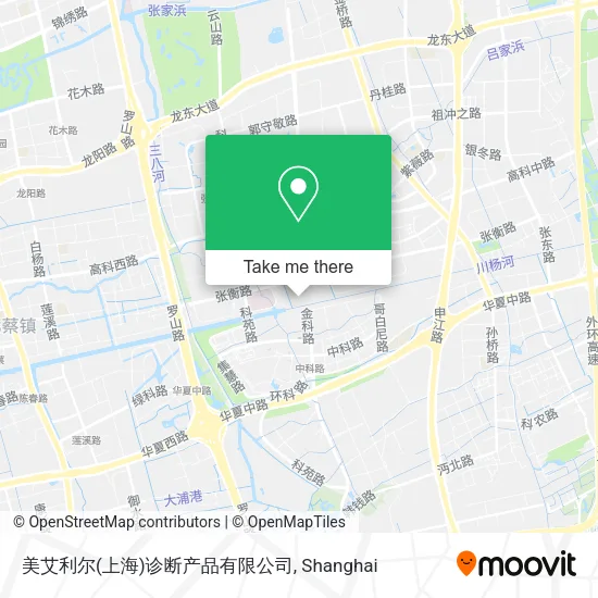 美艾利尔(上海)诊断产品有限公司 map