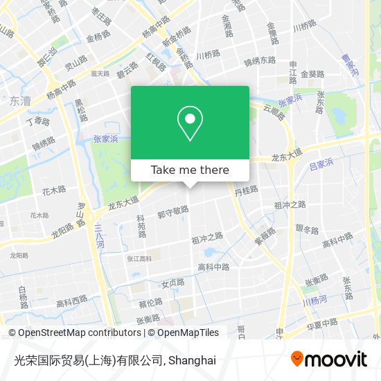 光荣国际贸易(上海)有限公司 map
