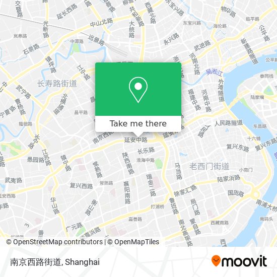 南京西路街道 map
