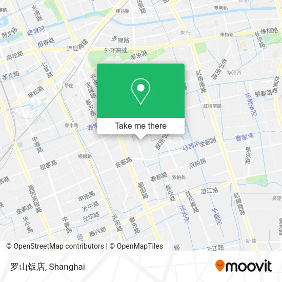 罗山饭店 map