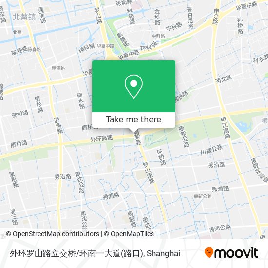 外环罗山路立交桥/环南一大道(路口) map