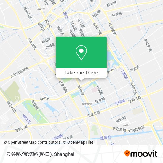 云谷路/宝塔路(路口) map