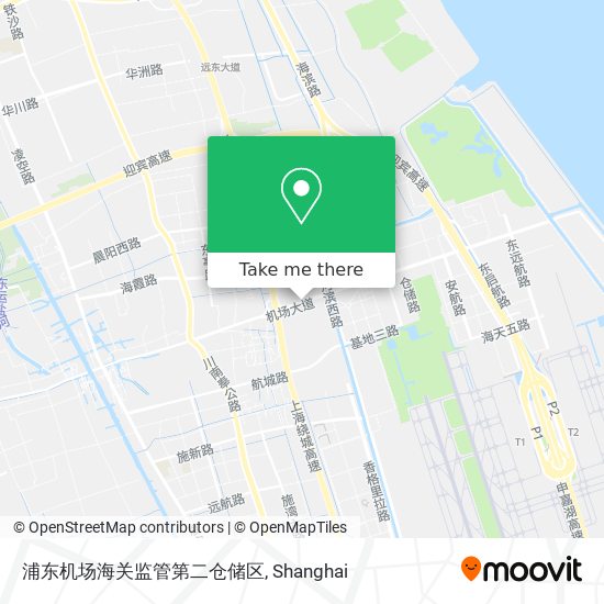 浦东机场海关监管第二仓储区 map