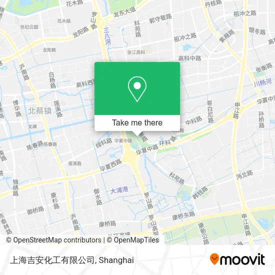 上海吉安化工有限公司 map