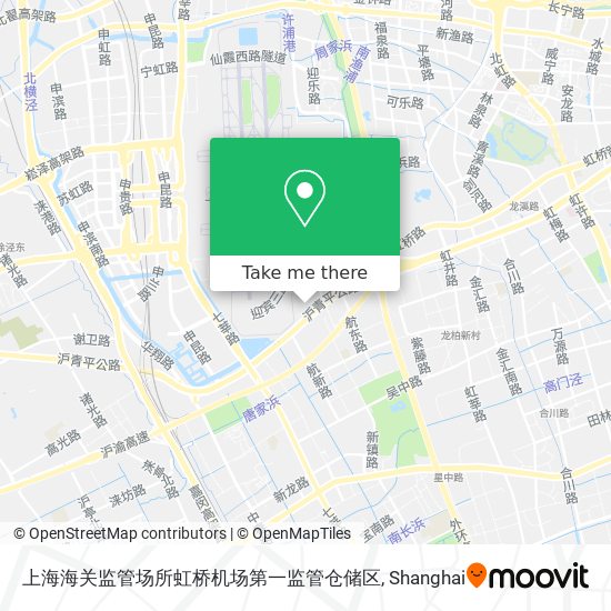 上海海关监管场所虹桥机场第一监管仓储区 map