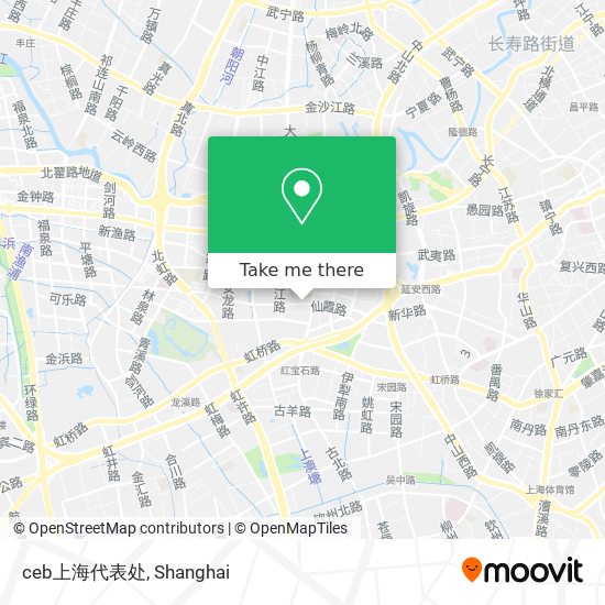 ceb上海代表处 map