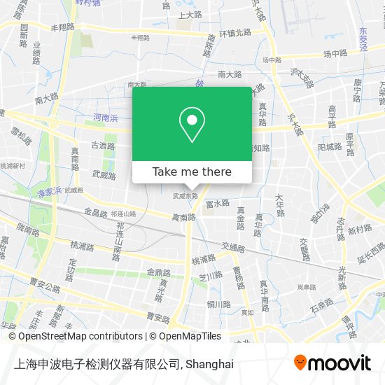 上海申波电子检测仪器有限公司 map