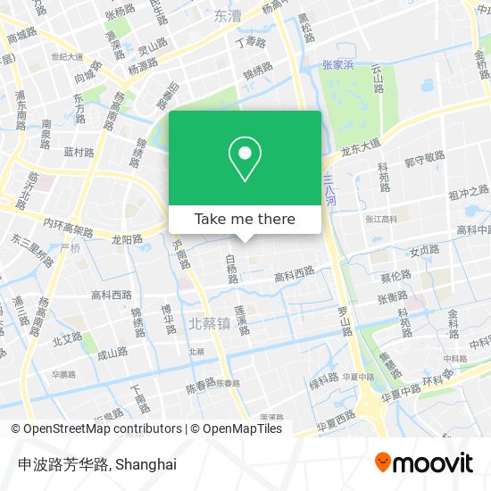 申波路芳华路 map