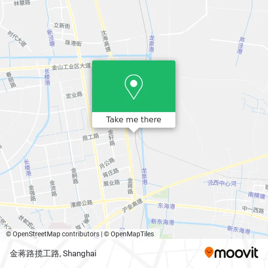 金蒋路揽工路 map