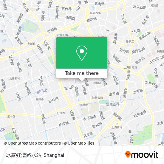 冰露虹漕路水站 map