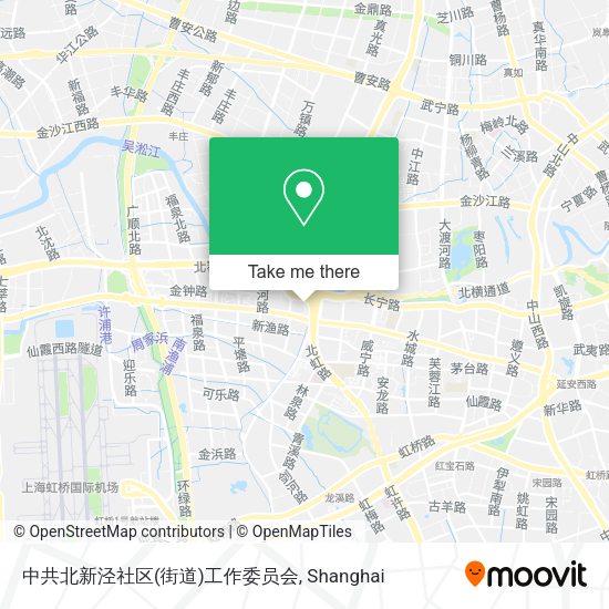 中共北新泾社区(街道)工作委员会 map