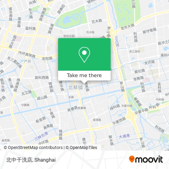 北中干洗店 map