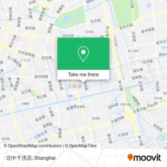 北中干洗店 map