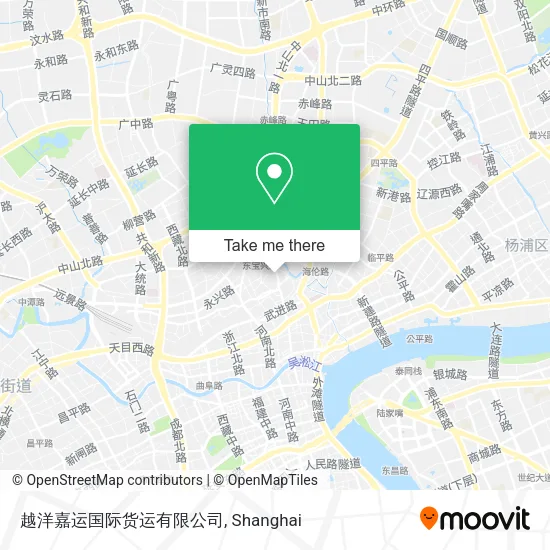 越洋嘉运国际货运有限公司 map