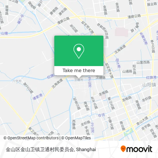 金山区金山卫镇卫通村民委员会 map