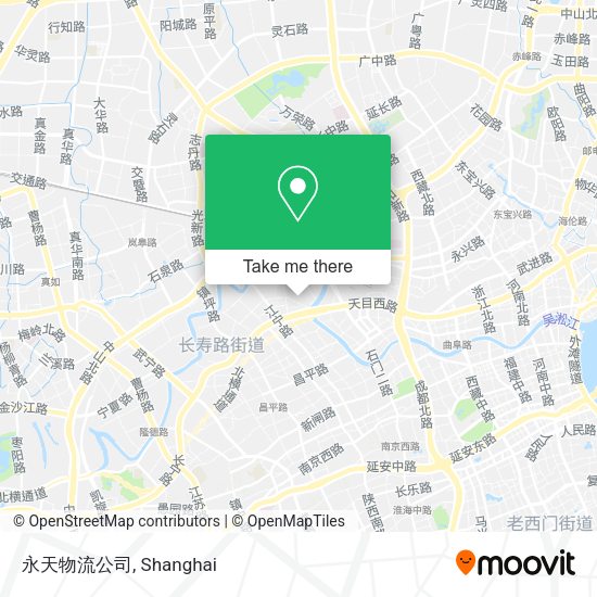 永天物流公司 map